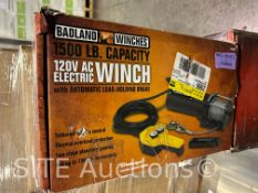 Unused Badland Winches 1500 lb Electric Winch