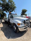 2015 Ford F650 SD Flatbed Truck