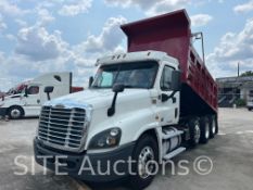 2015 Freightliner Cascadia Tri/A Dump Truck