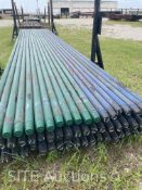 Qty of 10-NEW w/Mill Certs 3-1/2 OD X 1-1/2 ID Slick Drill Collars w/2 3/8IF (NC26) Connections 31