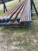 Qty of 10-NEW w/Mill Certs 3-1/8 x 1-1/2 x Blank End 31ft + Slick Drill Collars