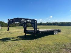 2017 Big Tex 14GN-20BK+5MR T/A Flatbed Trailer