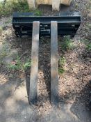 Unused 2025 Wolverine PFA-11-3300G Skid Steer Forks