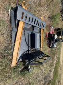 2023 Wolverine BC-13-72W Skid Steer Brush Cutter and Fork Extenders