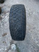 Qty of 2 wheels with Goodyear Wrangler Tires