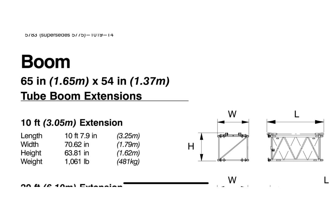 Lattice Boom Crane Tube Boom Extension - Image 8 of 8