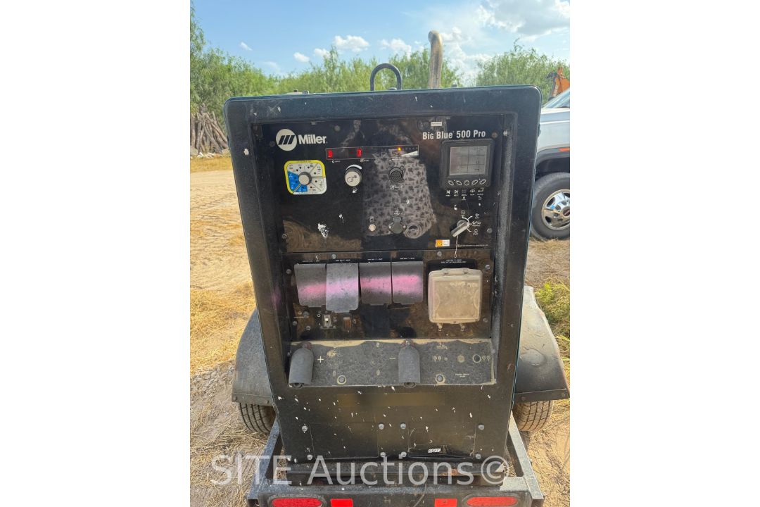 Miller Big Blue 500 Pro Diesel Trailer-mounted Welder - Image 13 of 17