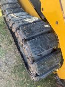 Set of steel tracks with rubber pads for Wheeled Skid Steer Loader