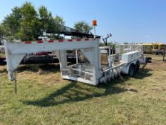 2021 Gooseneck T/A Flatbed Trailer w/ Ramp