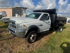 2018 Dodge Ram 5500 Single Cab 4x4 Dump Truck