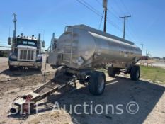 1998 Weld-It T/A Aluminum Pup Tank Trailer