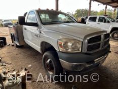 2008 Dodge Ram 3500 Single Cab Flatbed Truck