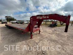 2016 Big Tex 22GN-30+5 T/A Flatbed Trailer w/ Ramps