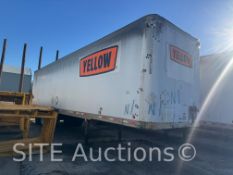 2000 Fruehauf T/A Dry Van Trailer w/ Contents
