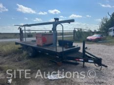2013 Millertime T/A Flatbed Trailer with boom