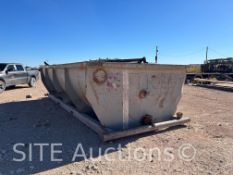 175BBL Open Top Half Round Cutting Bin