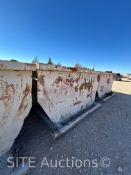 175BBL Open Top Half Round Cutting Bin