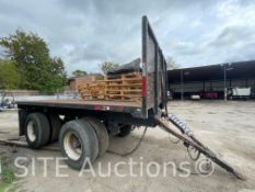 T/A Flatbed Pup Trailer