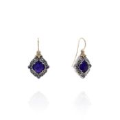 Konstantino Thalassa Collection Two-Tone Amethyst Drop Earrings
