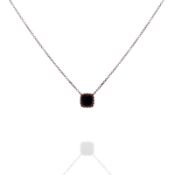 Tacori Petite Cushion Gem Black Onyx Pendant Necklace