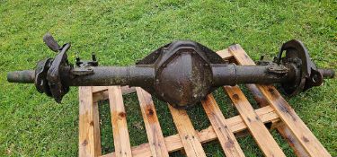A Bedford O Type rear axle