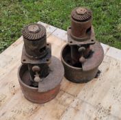 Two Nuffield tractor pullies