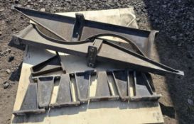 A Bedford O Type alloy body lifting kit, removed from a coal wagon. This kit raised the bed of a
