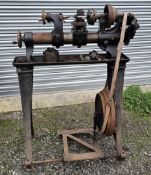 A Drummond Brothers of Rydes Hill near Guildford, an A-Type Round Bed treadle lathe, serial number