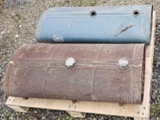Two Fordson Major E27N fuel tanks