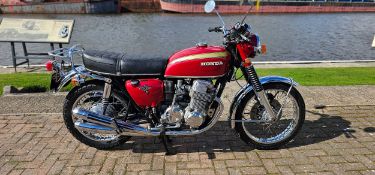 1972 Honda CB750 K1, 736cc. registration number AWU 292K. Frame number CB750 110846. Engine number
