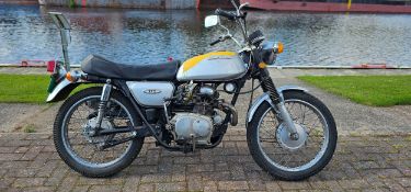 1970 Honda CL175, 174cc. Registration number LWT 976H. Frame number CL175 5013009. Engine number