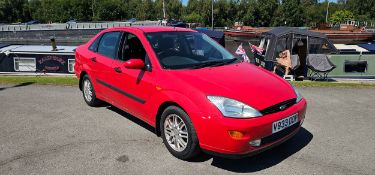 1999 Ford Focus Ghia 4dr, CAT C. Registration number V933 DDP. VIN numberWFOFXXWPDFXS29289. Engine