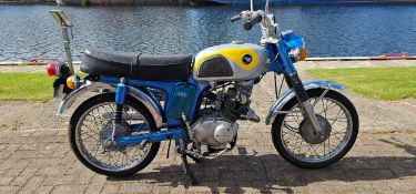 1969 Honda CL125A. Registration number PFJ 816G. Frame number CL125A 310641. Engine number CL125AE