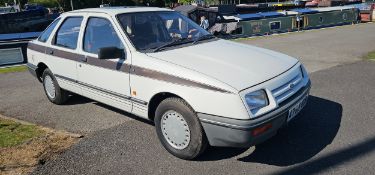 1983 Ford Sierra 2.0 GL, Swift Special edition, auto, 1993cc. Registration number A763 VOB. VIN