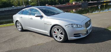 2013 Jaguar XJ Portfolio V6 Diesel automatic, 2,993cc. Registration number OY13 FWZ. VIN number