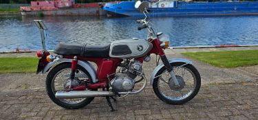 1970 Honda SS125A. Registration number FLH 208J. Frame number SS125A 111249. Engine number SS125AE