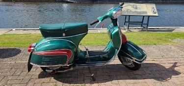 1968 Vespa, Spanish, GS150. Registration number ABW 852F. Frame number o4C 195711. Engine number o4M