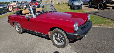 1979 MG Midget 1500. Registration number NTU 897V. Chassis number GAN6-220272G. Engine number