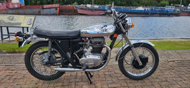 c. 1971 BSA A65 Lightning. 654cc. Registration Number NOVA 24E200742. Frame Number DE 03783.
