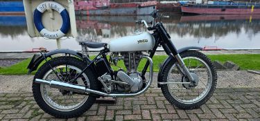 1951 Norton 500T Trials, 490cc. Registration number LFD 345. Frame number F3T 34996. Engine number