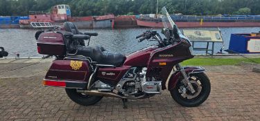 1988 Honda Goldwing Interstate Aspencade 1200cc. Registration number D458 RVR. Frame number