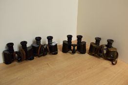 Four pairs of Carl Zeiss Jena binoculars