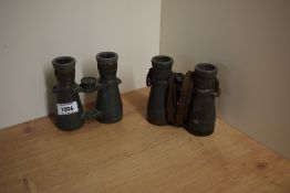 Two pair of CP Goerz, Berlin Farnglas 08 binoculars
