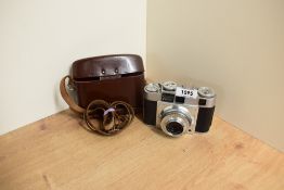 A Franka Super Frankette camera with Schneider- Kreuznach Xenor 1:2,8 45mm lens