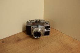 An Agfa Ambi-Silette camera with Color-Solinar 1:2,8 50mm lens