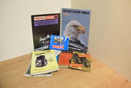 A selection of booklets and books relating to Rollei, Pentax etc
