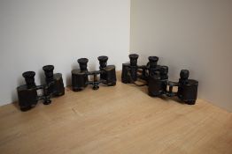 Four pairs of Oigee Berlin 6x binoculars