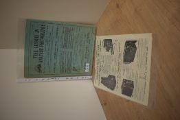 A copy of The Amateur Photographer Volume 1 Number 1 dated Friday October 10th 1884 with a Gamages