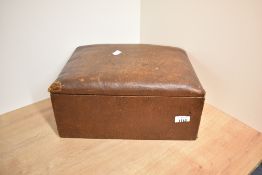 A box of various light meters projector lamps etc