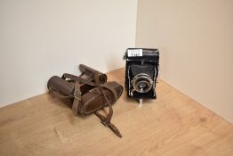 A Semi Prince folding camera with Schneider- Kreuznach Xenar 1:4,5 7.5cm lens